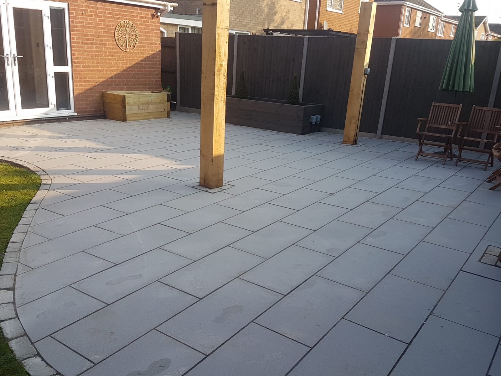 Copus Basalt Grey Porcelain 400 x 800 x 20mm Paving Slabs 19.20m²