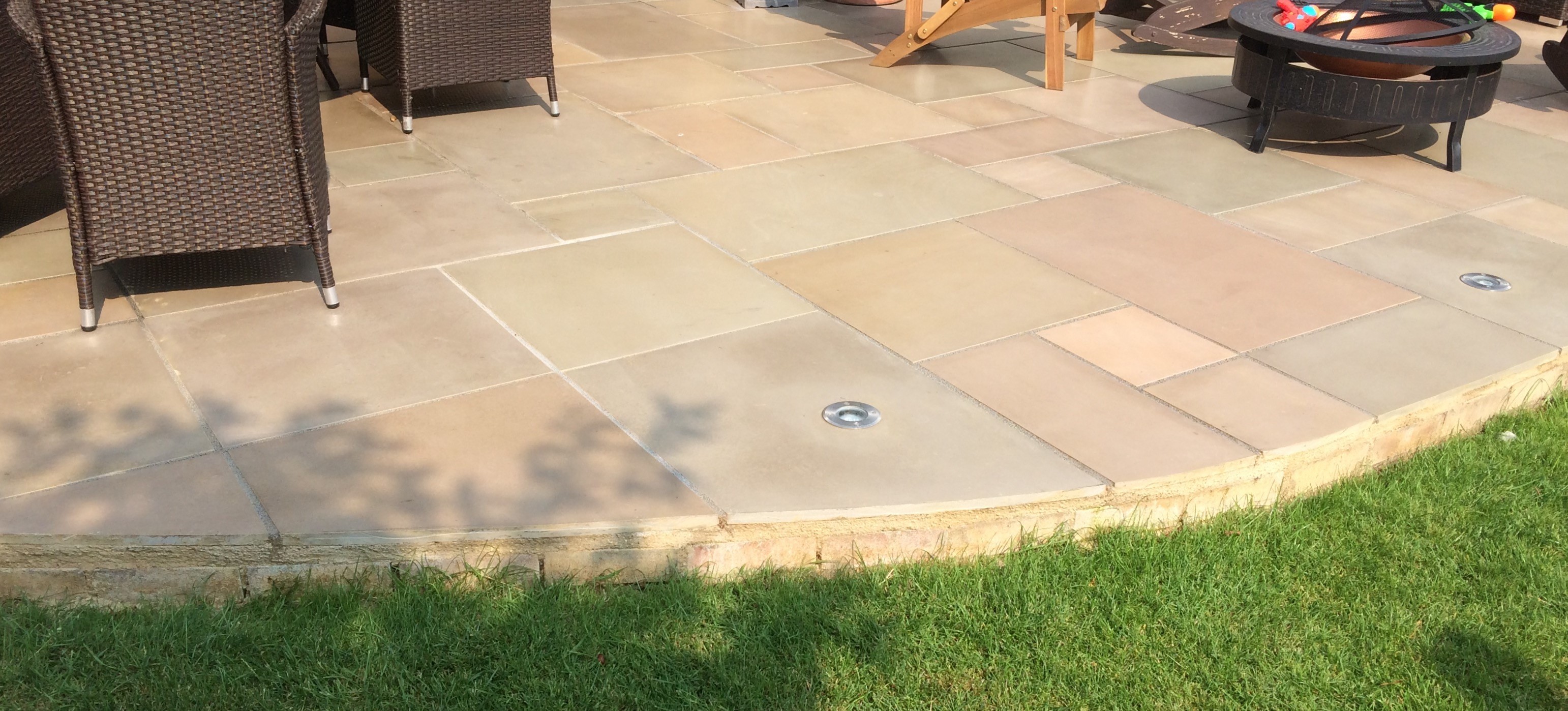 Honed Raj Green Indian Sandstone Natural 22mm Calibrated Patio Paving Slabs Pack 18.5m2 