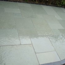 Kotah Blue Indian Limestone Natural 22mm Calibrated Patio Paving Slabs Pack 15.5m2 