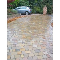 Raj Green Indian Sandstone Natural Paving 3 Size Setts 